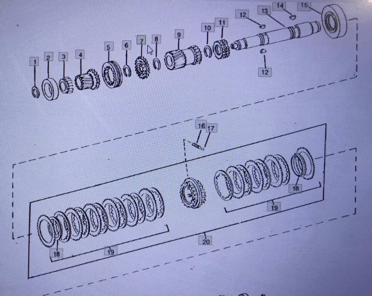 John Deere R63930/pierścień zmiany biegów/John Deere 4555/4755/4955 Nr części R63930