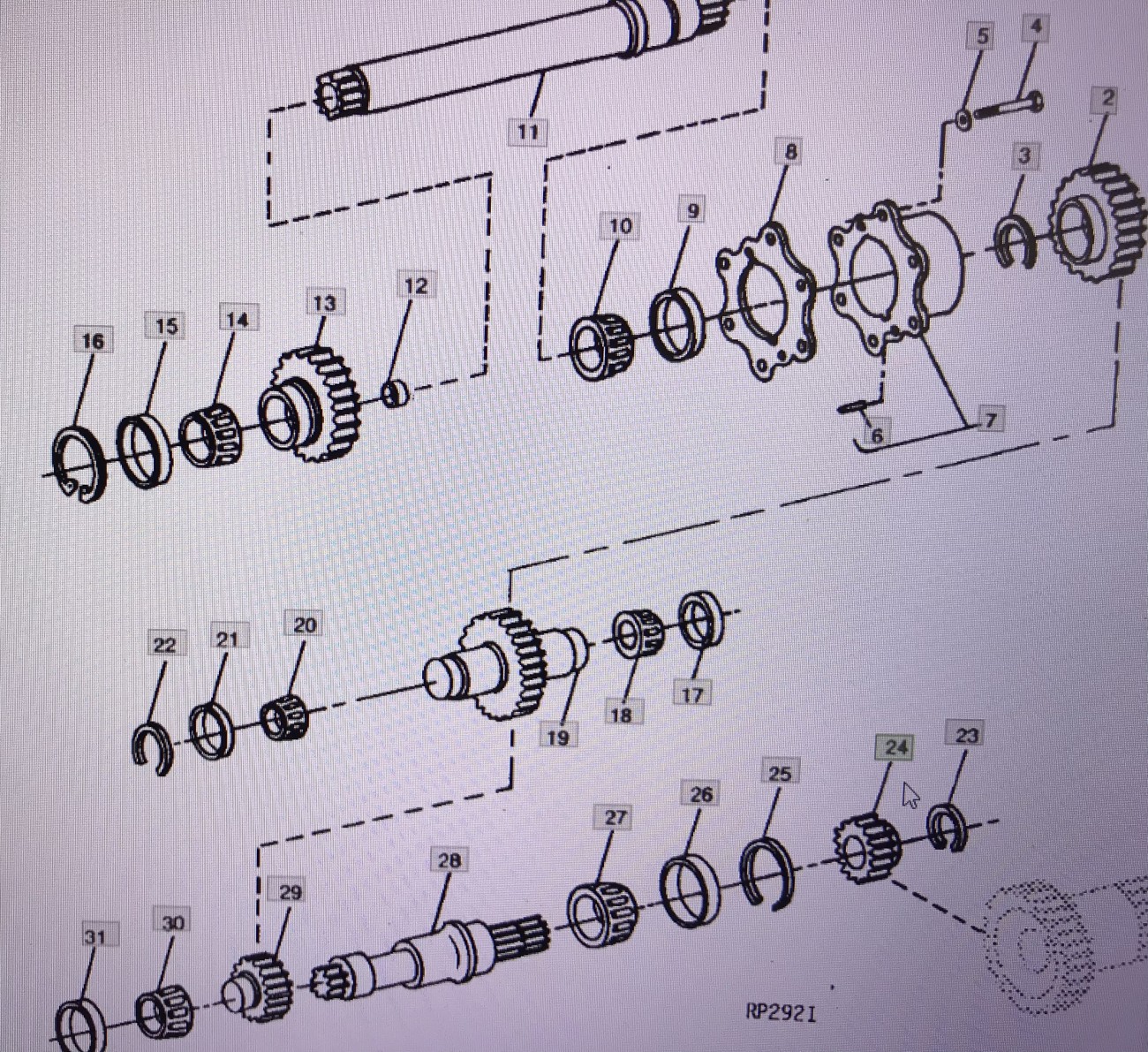 John Deere R72001/bieg/John Deere 4555/4755/4955