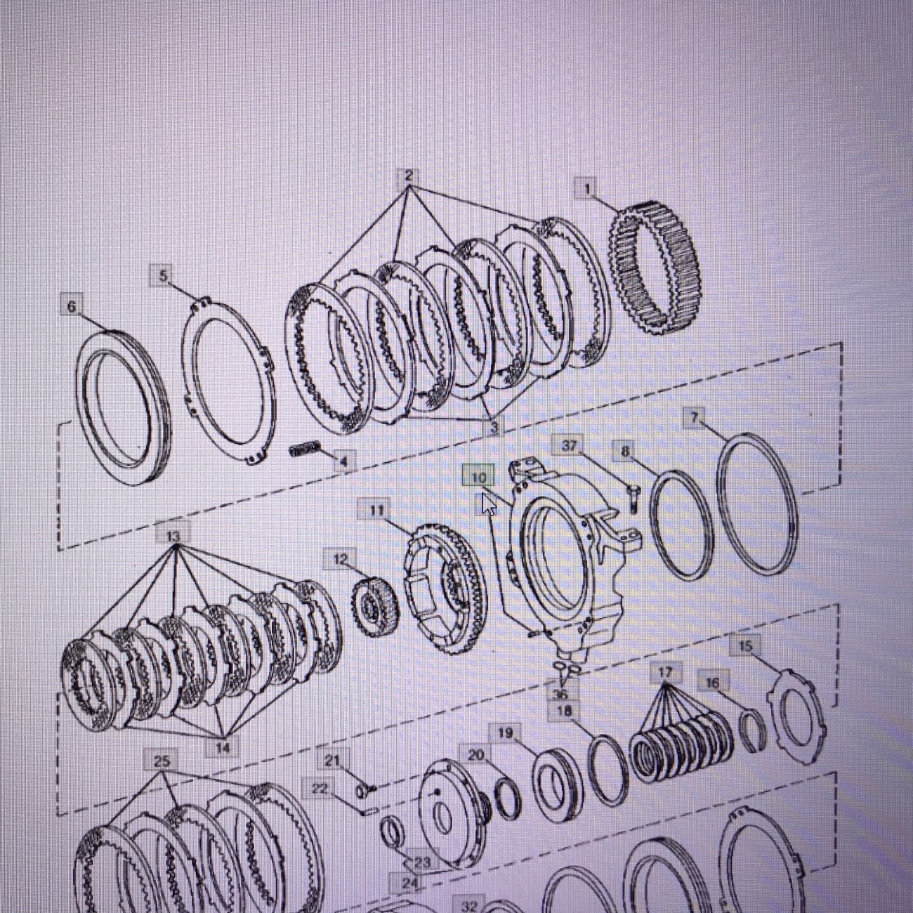 John Deere R72044/obudowa/John Deere 4555/4755/4955