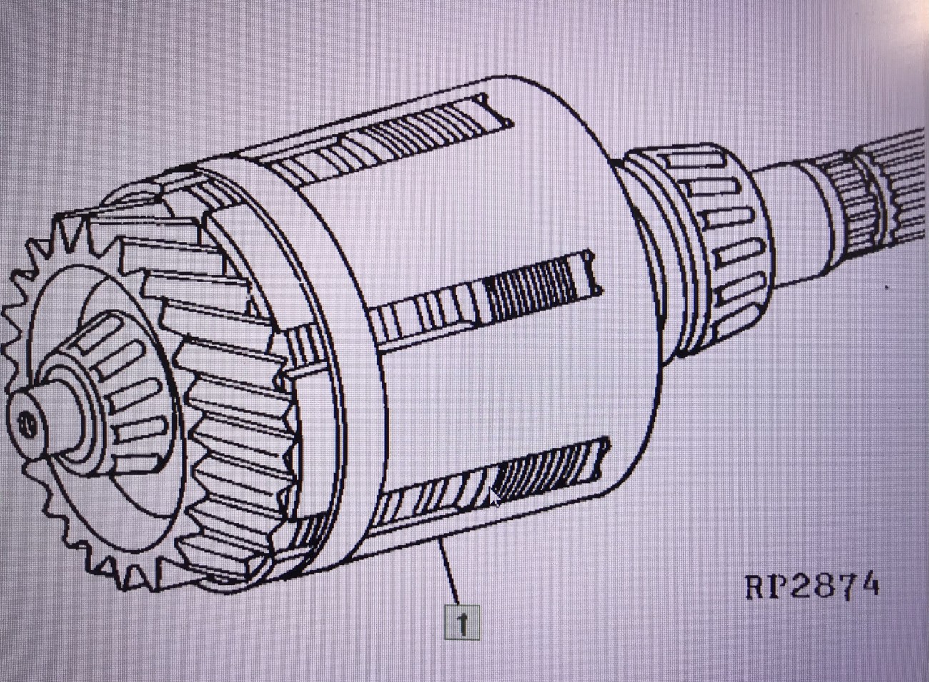 John Deere RE19698/RE38834/bęben/John Deere 4555/4755/4955