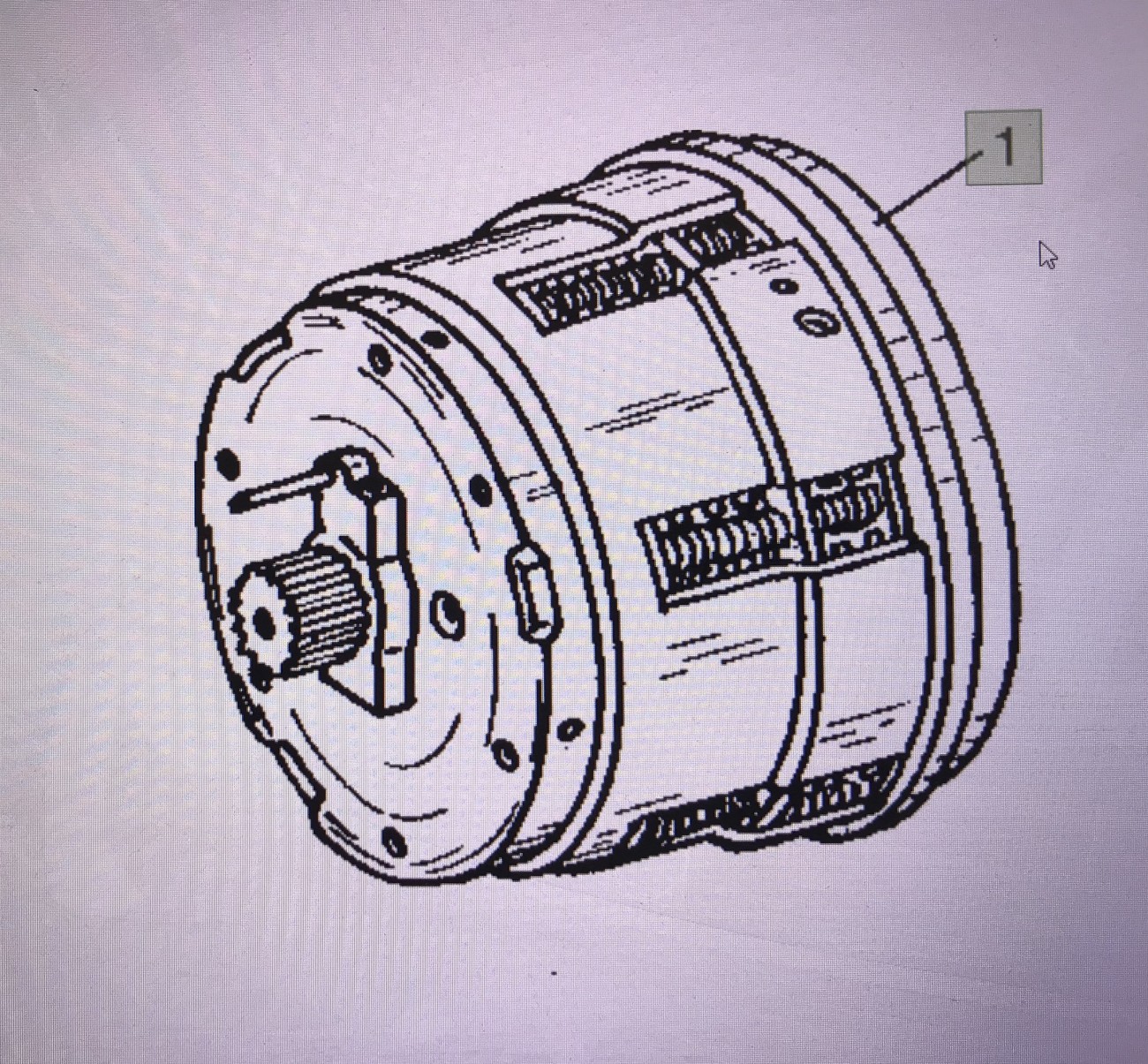 John Deere RE27194/obudowa Power Shift/John Deere 4555/4755/4955