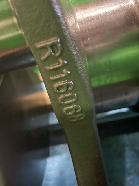 John Deere RE51761 , John Deere R116068 wał korbowy 12,5L , 13,5L