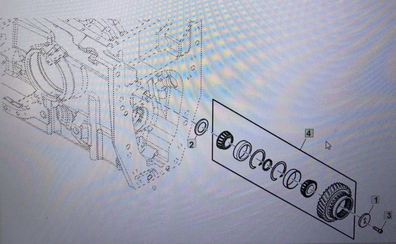 JOHN DEERE RE579674/RE579676/przekładnia śrubowa/8345R 8270R 8295R 8320R 8370R 8400R