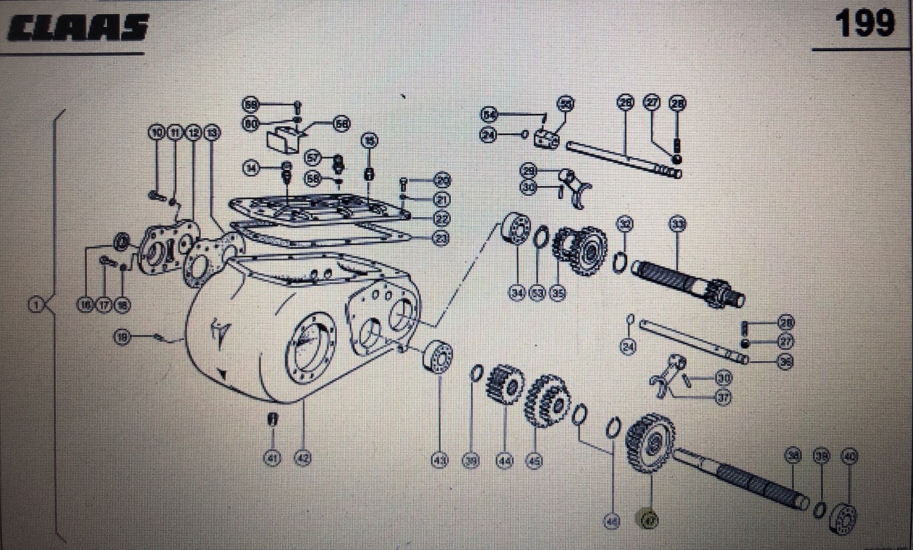 Koło przesuwne Class Mega 370-340 Nr katalogowy 000 669 748 0