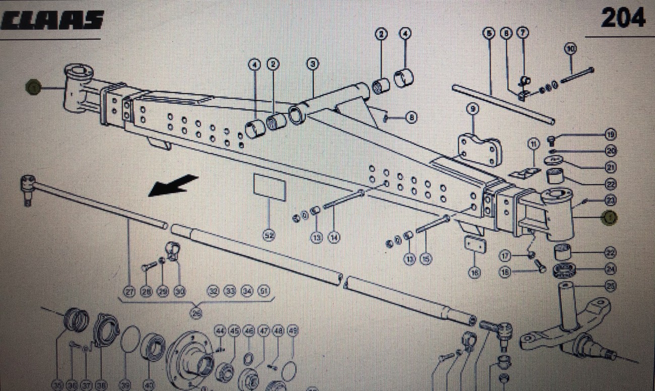 Korpus Class Mega 370-340 Nr katalogowy 000 637 848 1