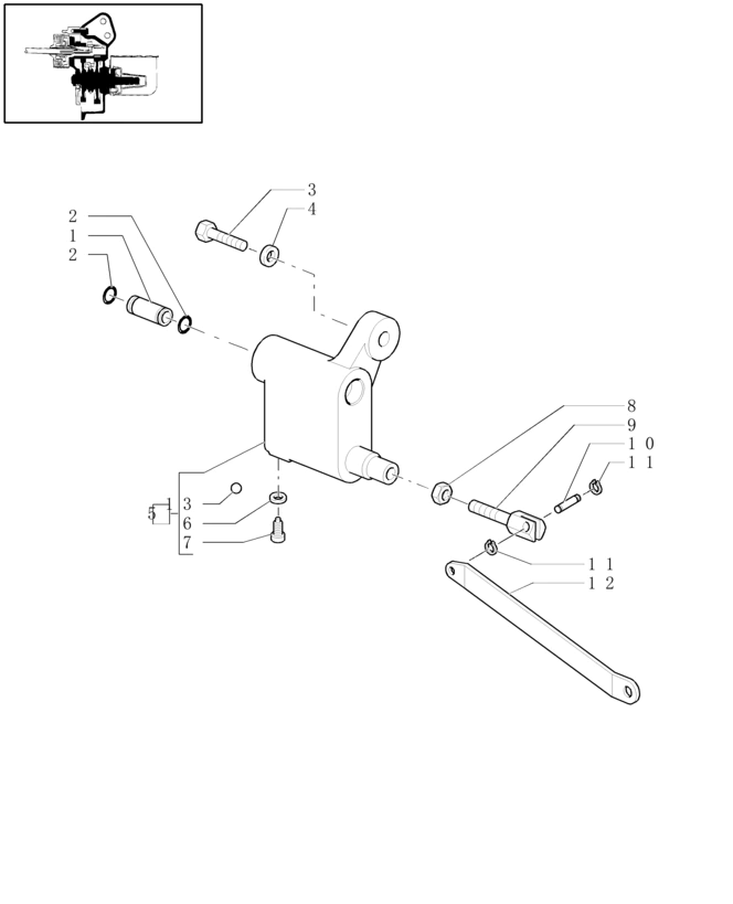 New Holland T6010 T6090 T6070 T7230 Wspornik 47127450