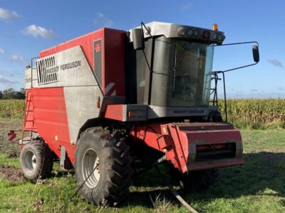 Massey Ferguson 7256 [CZĘŚCI] - Wózek Do Kombajnu Koło Pasowe Silnik Skrzynia Siekacz