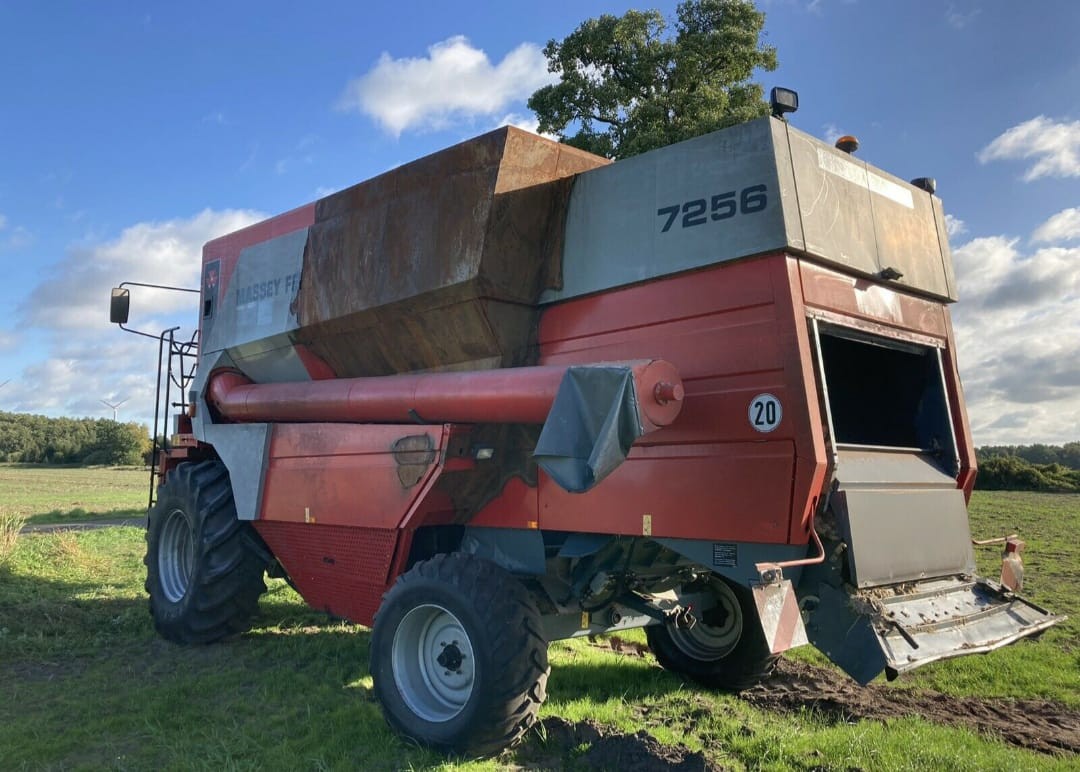 Massey Ferguson 7256 [CZĘŚCI] - Wózek Do Kombajnu Koło Pasowe Silnik Skrzynia Siekacz