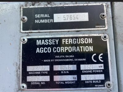 Massey Ferguson 7256 [CZĘŚCI] - Wózek Do Kombajnu Koło Pasowe Silnik Skrzynia Siekacz