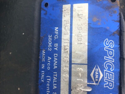 Most Napędowy Przedni Spicer 114/50-001 , s-ita-716336 , Terex TL310