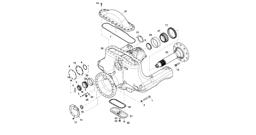 John Deere 9470RX - Pierścień wewnętrzny RE576780 (Oś przednia i tylnia)
