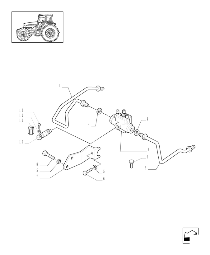 New Holland T6010 T6090 T6070 T7230 Zawór hydrauliczny 47126821