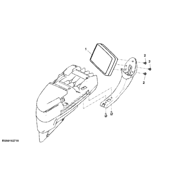 PFA10724 John Deere 8345R - Moduł wyświetlacza