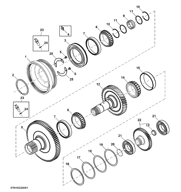 R192615 John Deere 8345R - Bieg