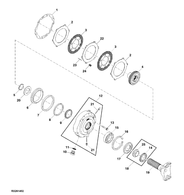R252675 John Deere 8345R - Płytka