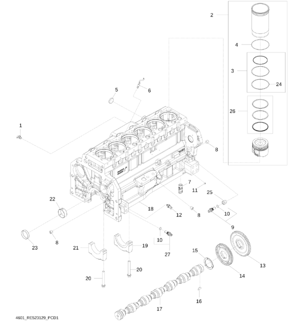 R528098 John Deere 8345R - Bieg