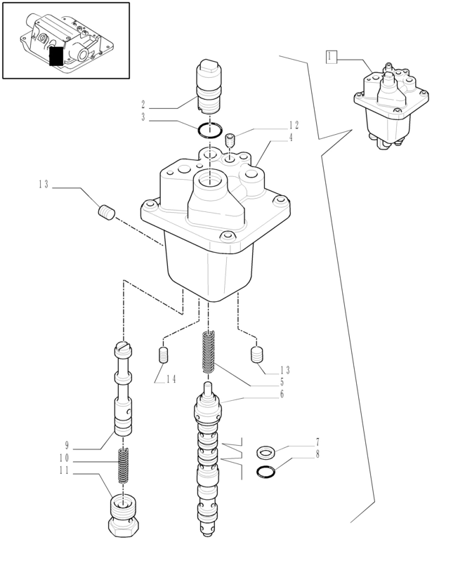 New Holland T6010 T6090 T6070 Korpus zaworu 87306837