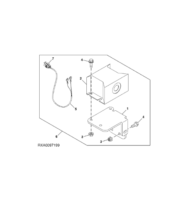 RE224298 John Deere 8345R - Zestaw do mont. na miejscu