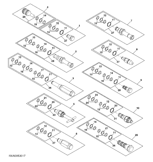 RE271691 John Deere 8345R - Zawór elektromagnetyczny