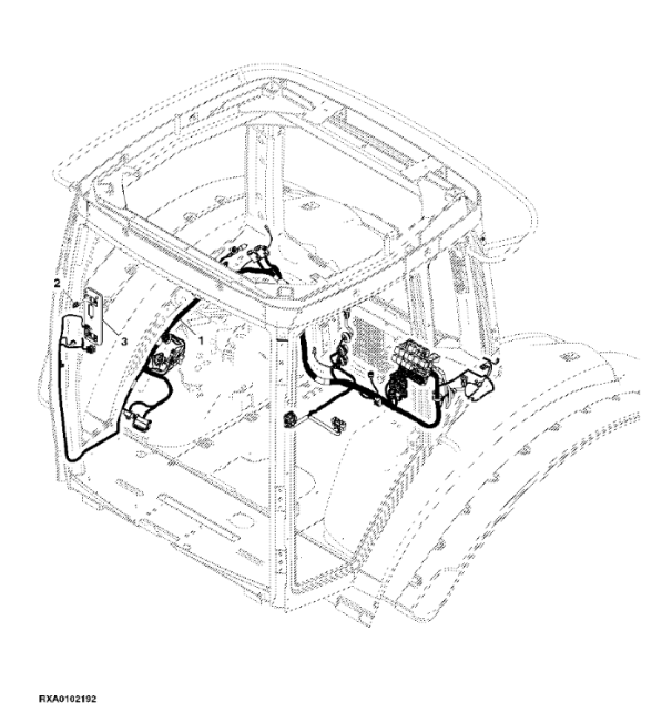 RE312273 John Deere 8345R - Moduł wyświetlacza
