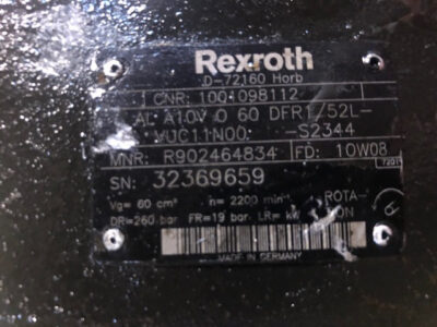 Rexroth AL A10V O 60 DFR1/52L , CAT TH pompa hydrauliki