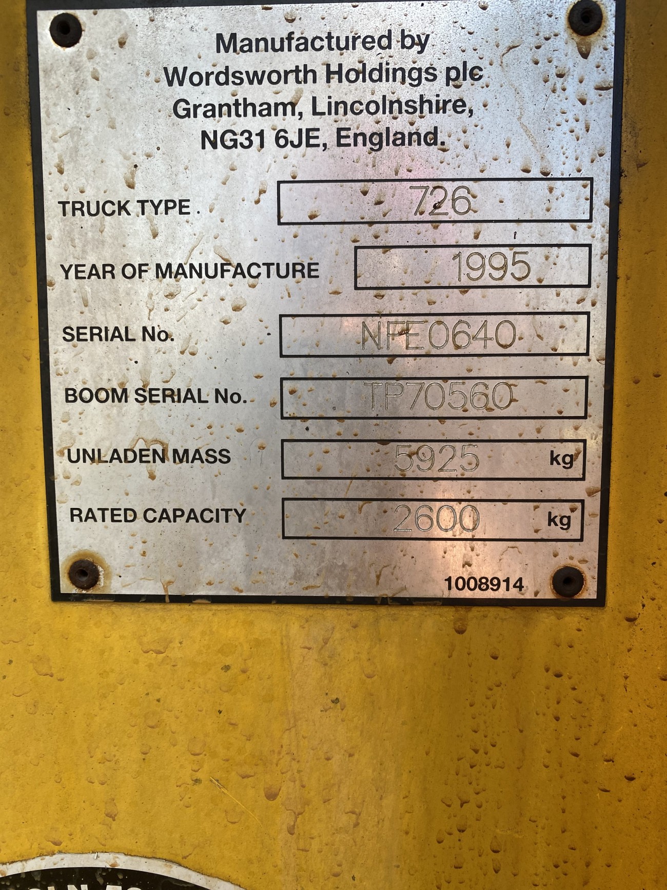 Sanderson 726 - Zwolnica - Zwrotnica - Półoś - Skrzynia - Silnik - Siłowniki