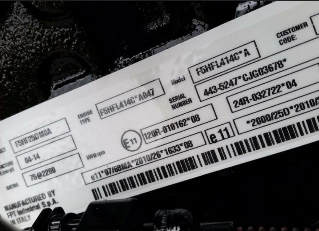 Silnik Perkins F5HFL414C , FPT F5HL414C