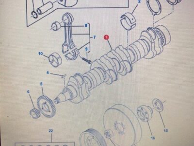 Sisu 84CTA , Sisu 84WTA wał korbowy , blok , korbowód , wałek rozrządu , głowica