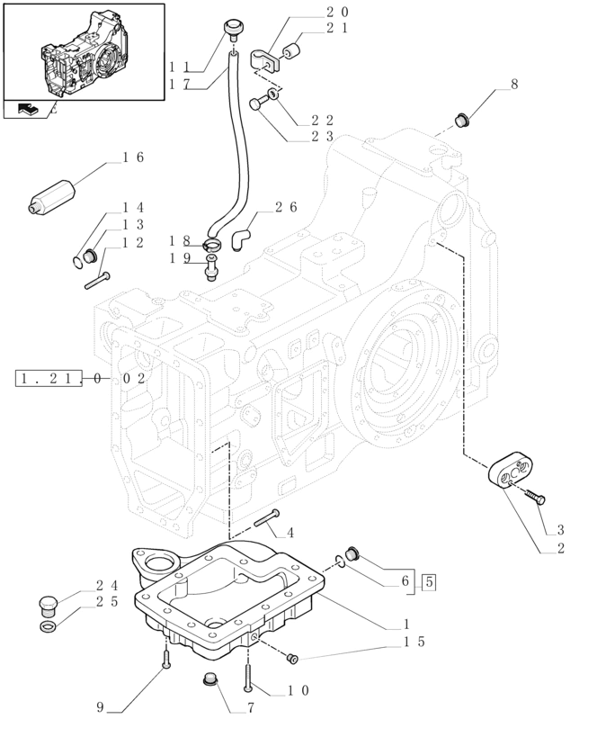 New Holland T6010 Pokrywa 84181788