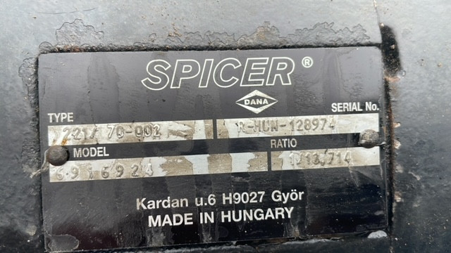 Spicer DANA Ratio 1/12/714 type 221/70-002 Atak 14x32 ,