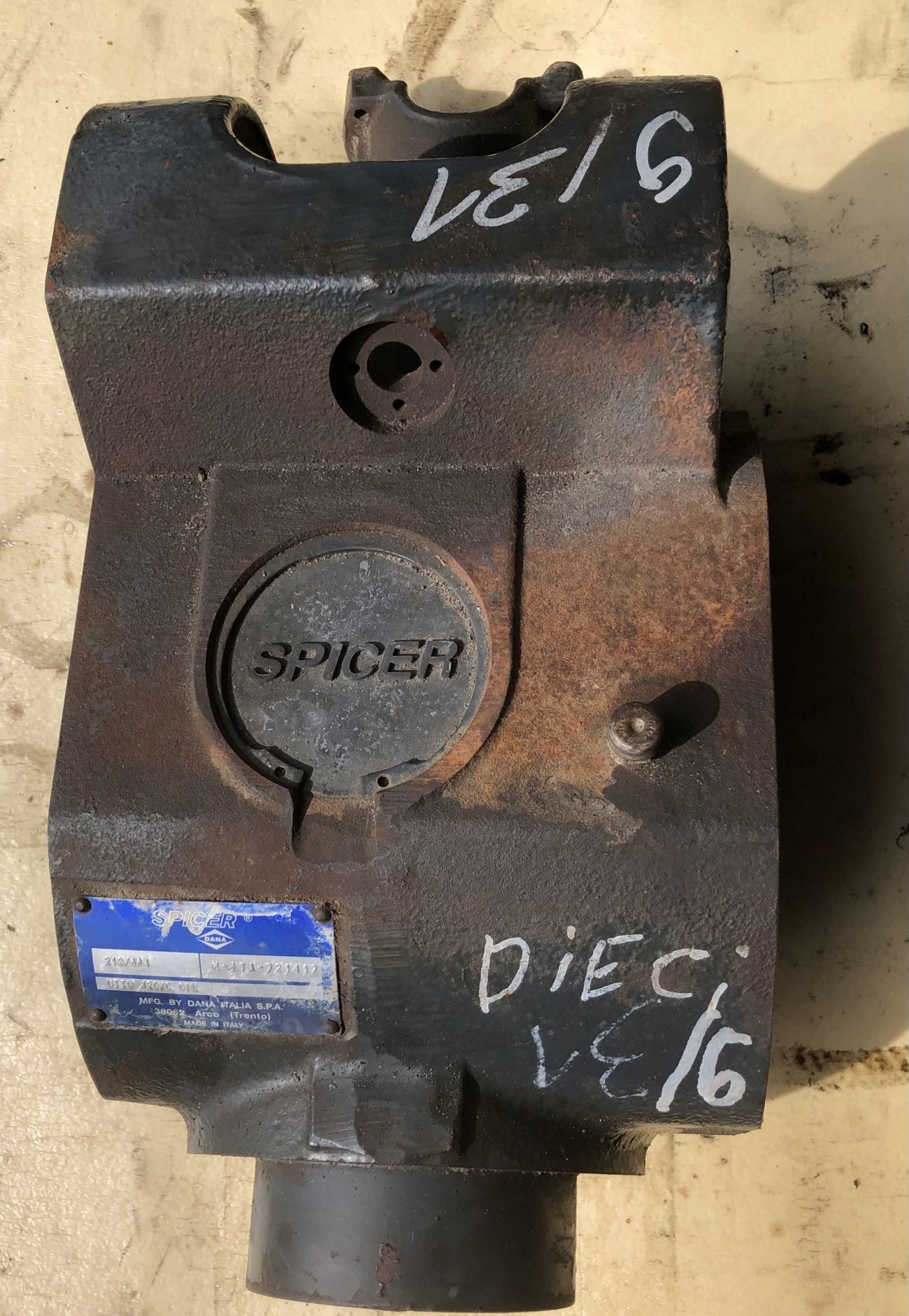 Spicer-obudowa tylnego mostu/obudowa John Deere Manitou JLG Dieci