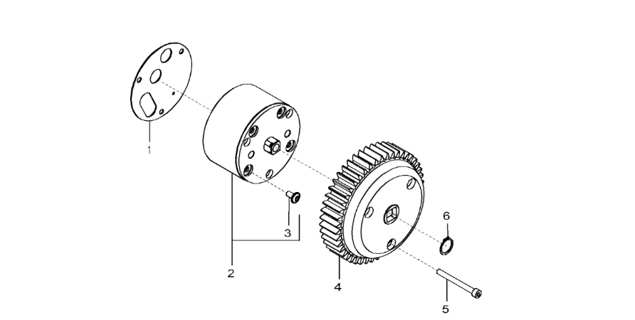 John Deere 9470RX - Bieg RE53654 (Silnik)