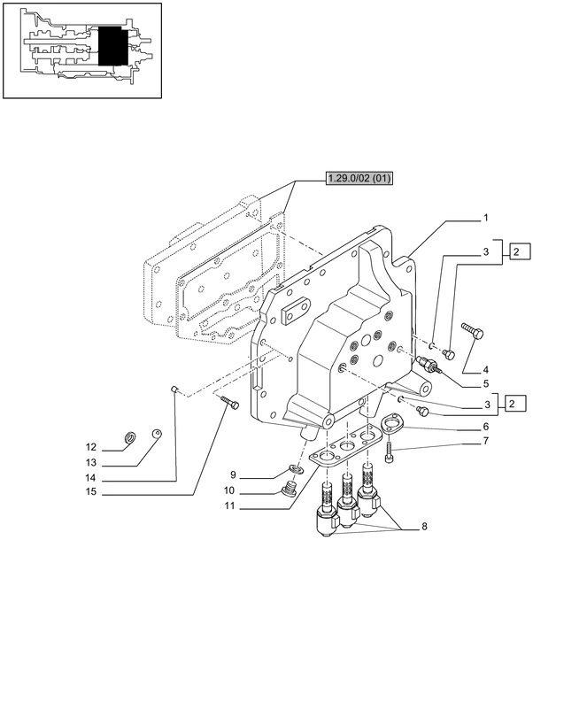 New Holland T6010 T6090 T6070 Pokrywa 47132363