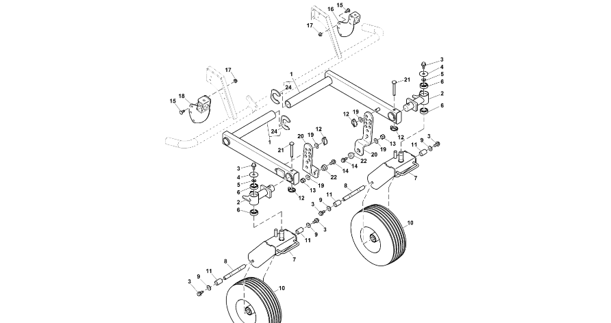 John Deere 960 - Ramię DC213526 (Podbieracz)