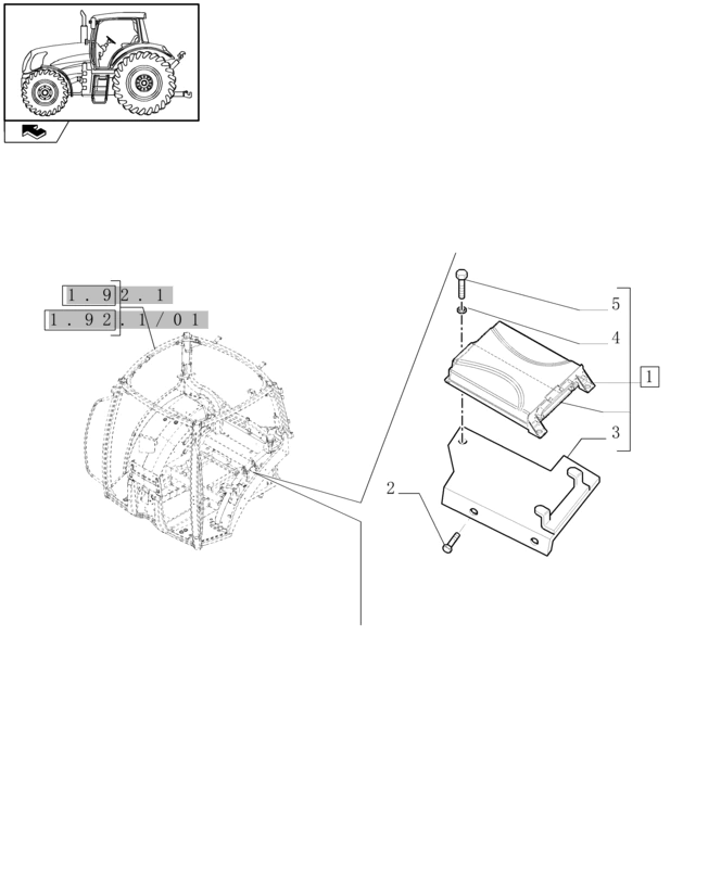 New Holland T6010 T6070 Ecu 47791642