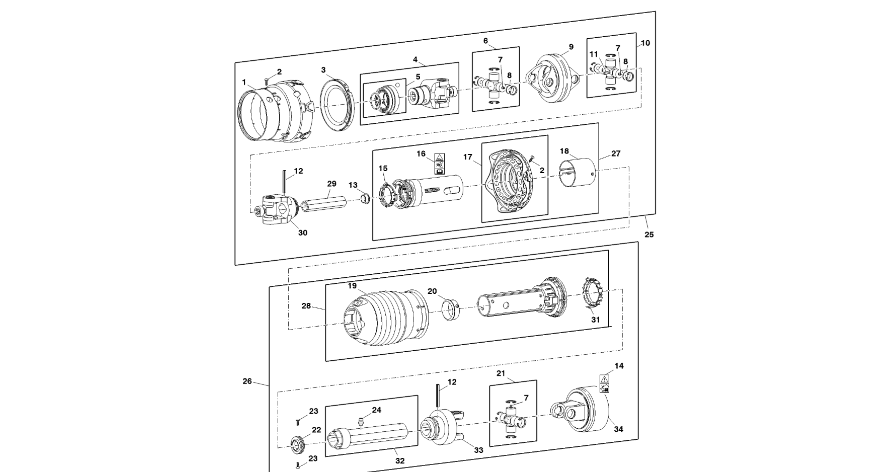 John Deere 960 - Zestaw przekładni DC217445 (Układ napędowy)