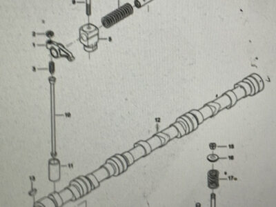 Wałek rozrządu 837070193 camshaft Sisu 620 oryginał