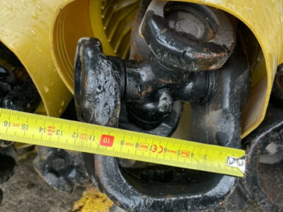 Wałek wom przekaźnika mocy 220cm , 2000Nm