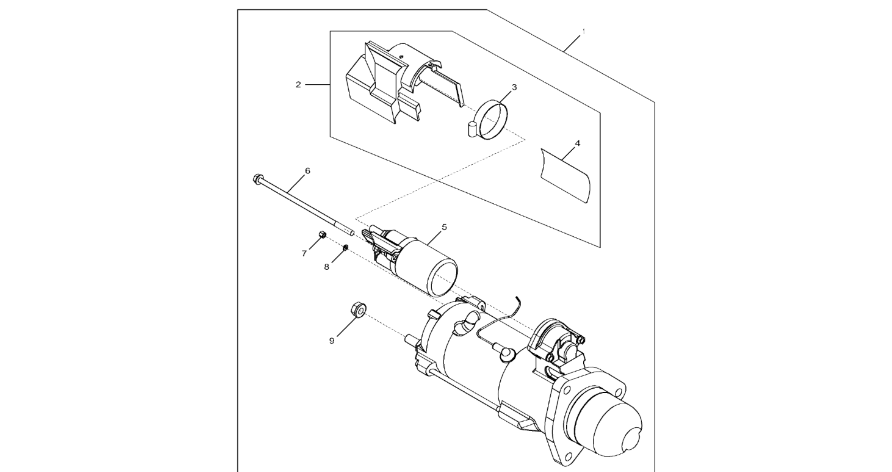 John Deere 9470RX - Przełącznik RE515728 (Silnik)