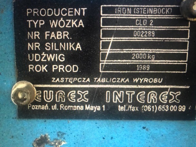 Wózek Widłowy Clark Linde Promag Bułgar Irion