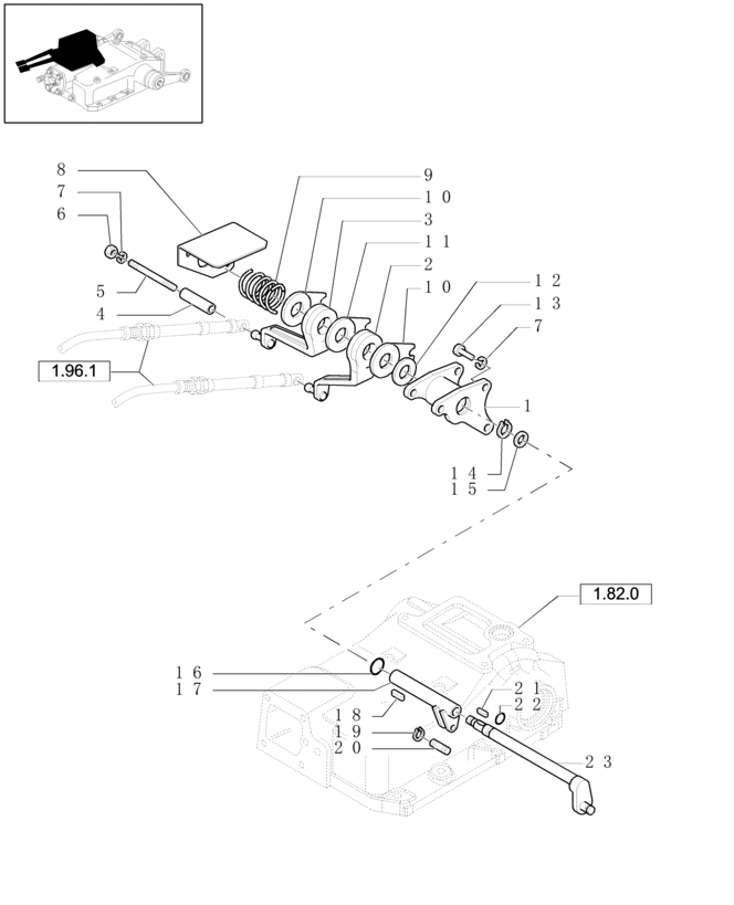 New Holland T6010 T6090 T6070 Wspornik 5129377
