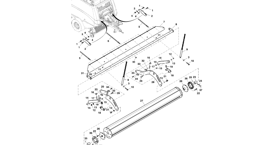 John Deere 960 - Ramię CC125445 (Podbieracz)