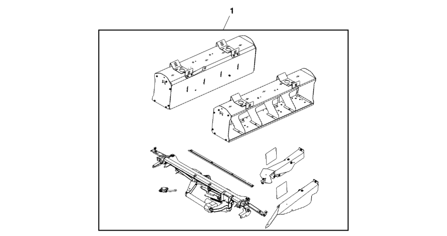 John Deere 960 - Zestaw ramienia BCC10108 (System owijania)