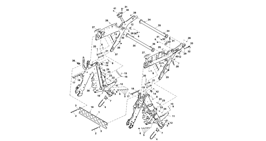 John Deere 960 - Rama DC212556 (Rama, pokrywy, róźne)