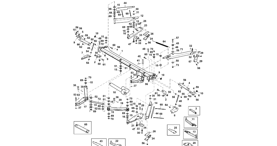 John Deere 960 - Łącznik DC219515 (System owijania)