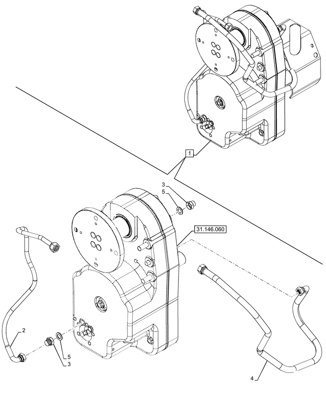 New Holland T6070 Wąź 15.88mm id x 1020mm l 47491227