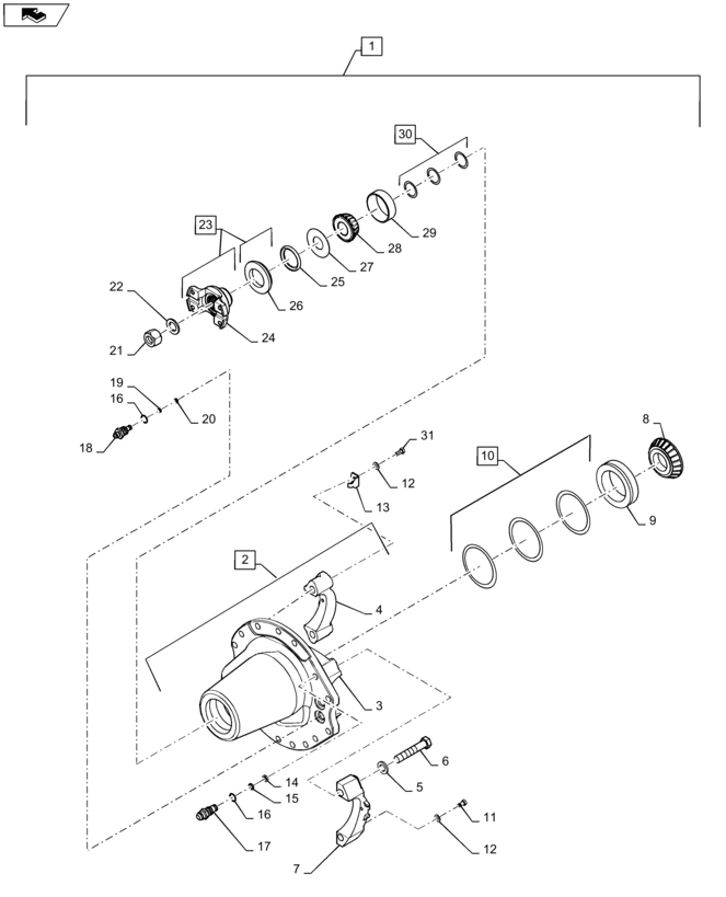 New Holland T6090 T6070 Złączka 87404479