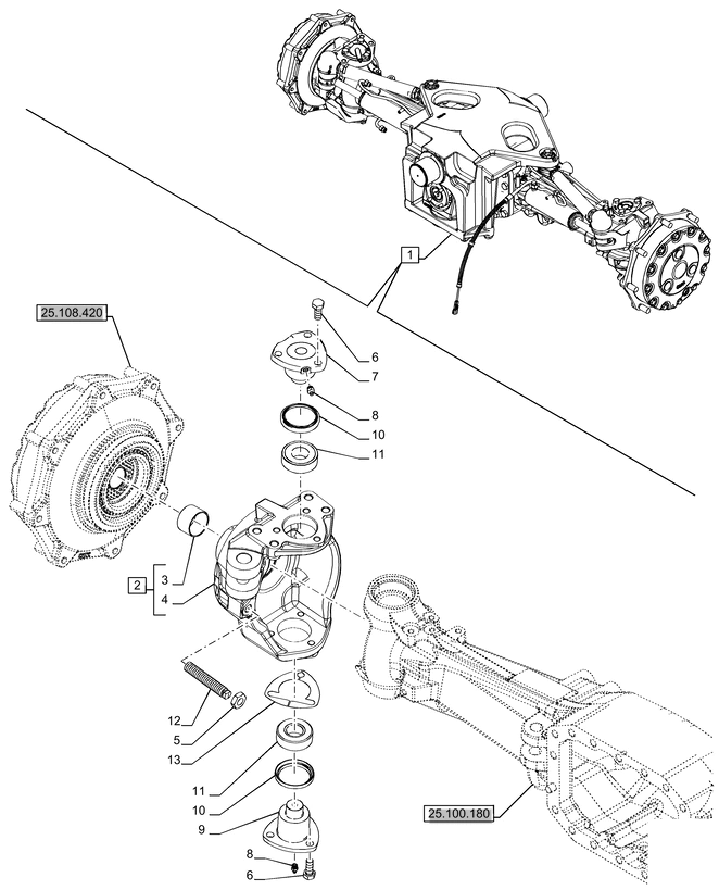 New Holland T6070 Zwrotnica 84188871