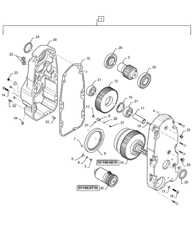New Holland T6090 T6070 Koło zębate 84515859