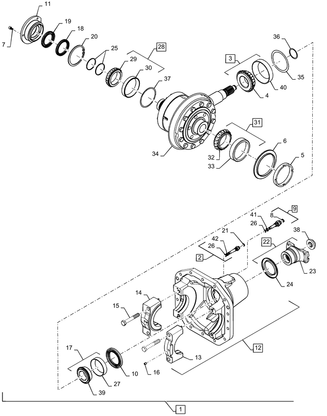 New Holland T6090 Element nośny 47421071